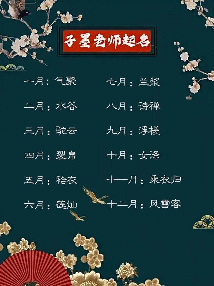 十二个月份名称的魅力与特色